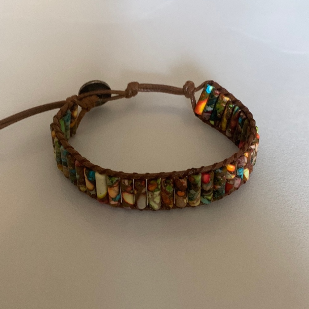 Plumiss multicolor beaded wrap bracelet